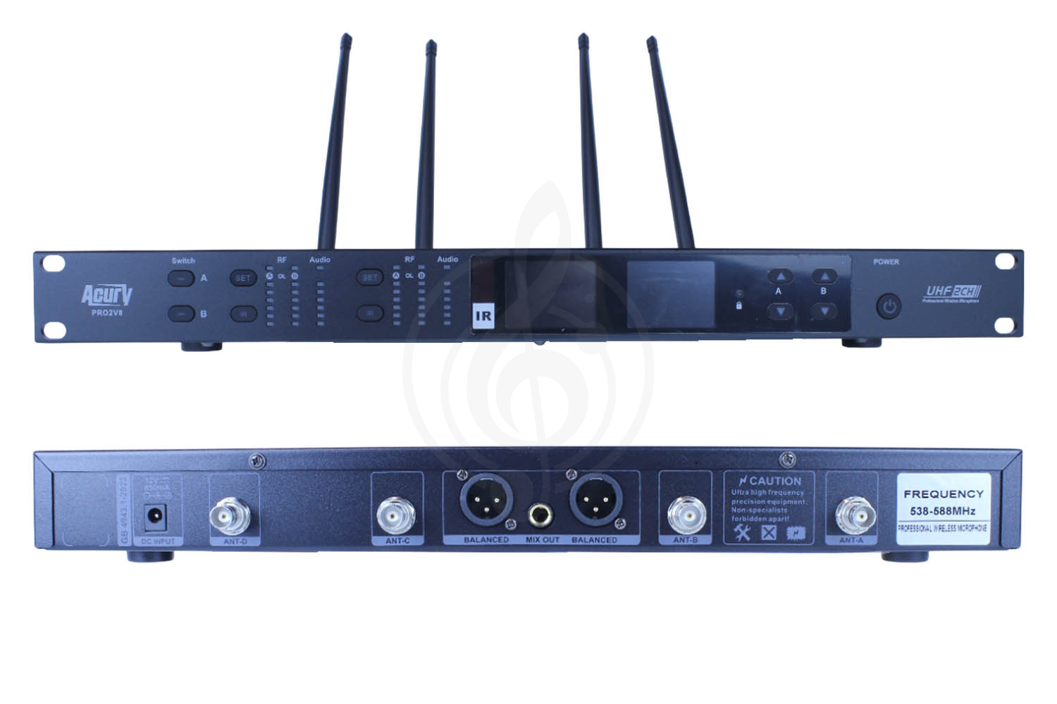 Радиосистема с ручным передатчиком ACURY PRO2V8 - Радиосистема с двумя ручными передатчиками - фото 6