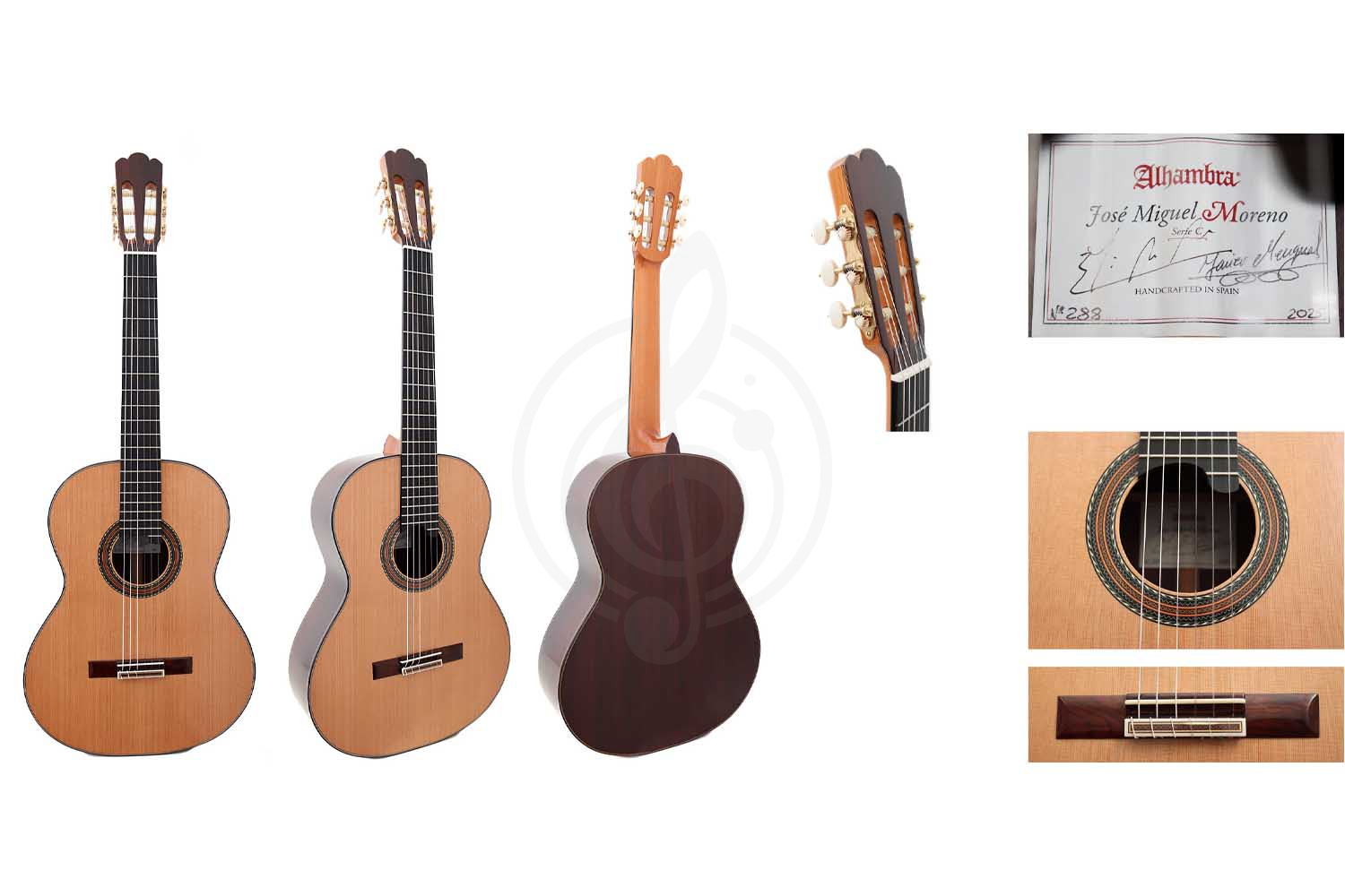 Классическая гитара 4/4 Alhambra 250 Jose Miguel Moreno Serie C - Классическая гитара, с футляром - фото 12
