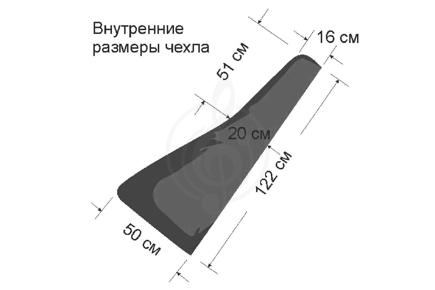 Чехол для электрогитары АМС ГЭ4.2explorer.pro - Чехол для электрогитары - фото 3