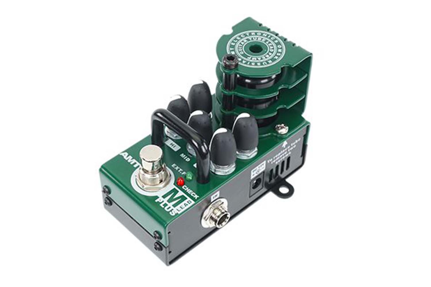 Педаль эффектов для электрогитары AMT Electronics Bricks M-Lead PLUS - ламповый гитарный предусилитель - фото 1