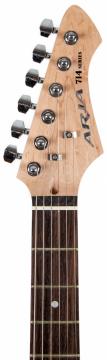 Электрогитара Superstrat ARIA 714-STD BK-Гитара электрическая - фото 3