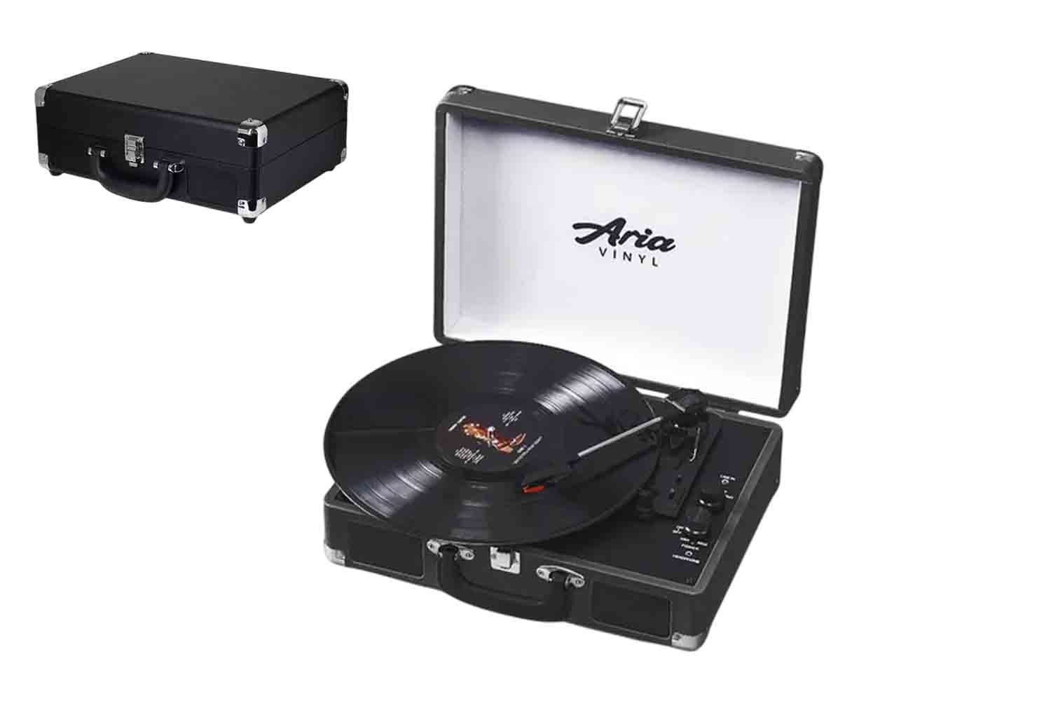 Виниловый проигрыватель Aria Vinyl VRP-1 BK - Виниловый проигрыватель - фото 1