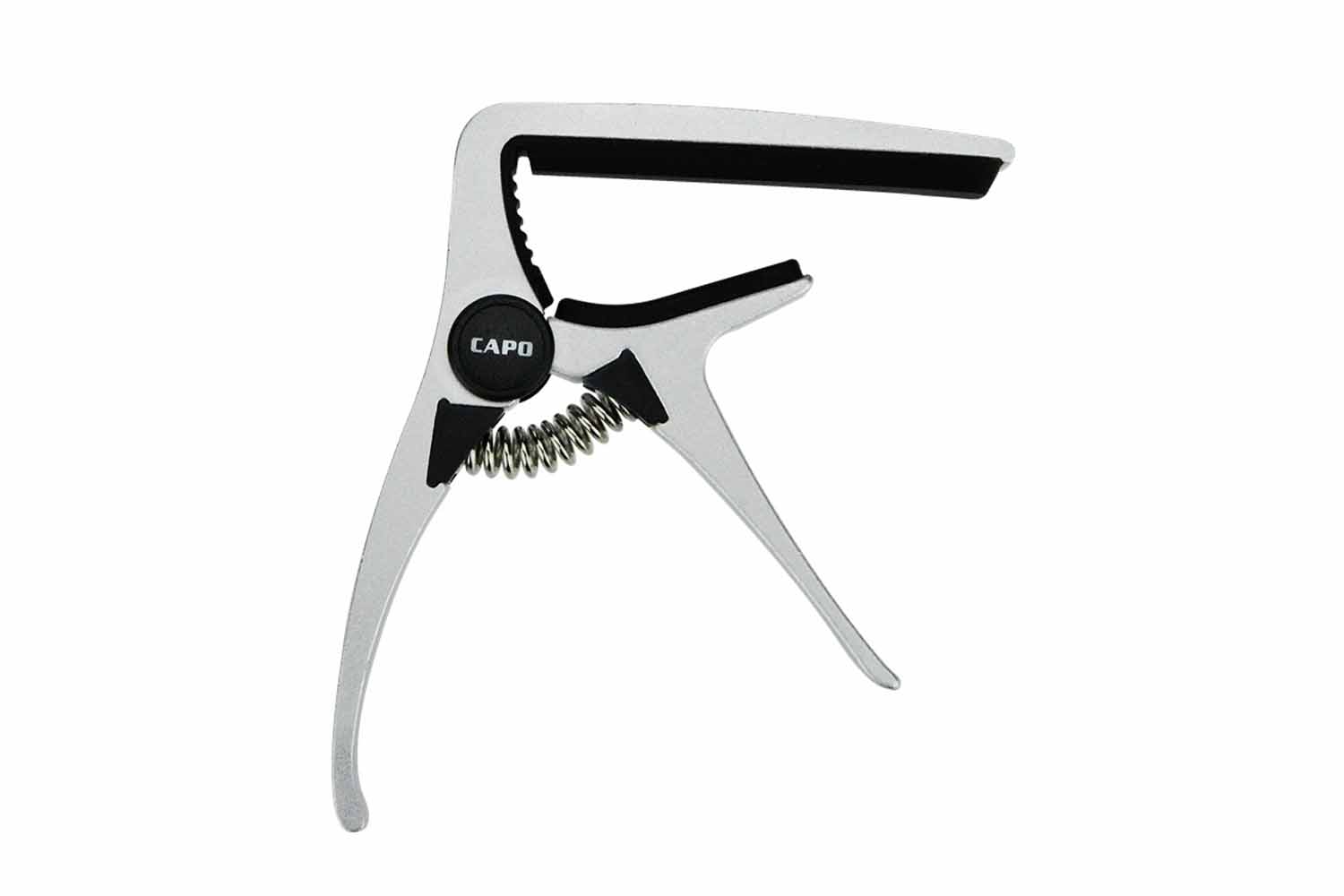  AROMA AC-20С Silver Capo - Каподастр для гитары, серебристый - фото 1