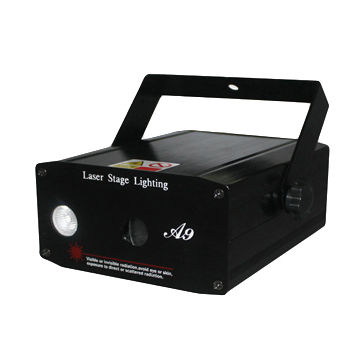 Лазер ART WIZARD A9 Mini 8 Gobo Laser+3W Blue LED  Лазерный светильник - фото 1