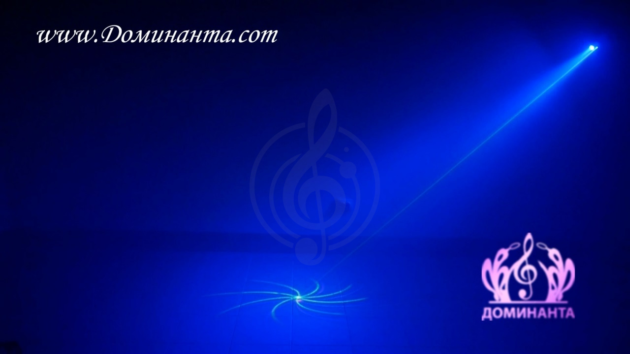 Лазер ART WIZARD A9 Mini 8 Gobo Laser+3W Blue LED  Лазерный светильник - фото 4