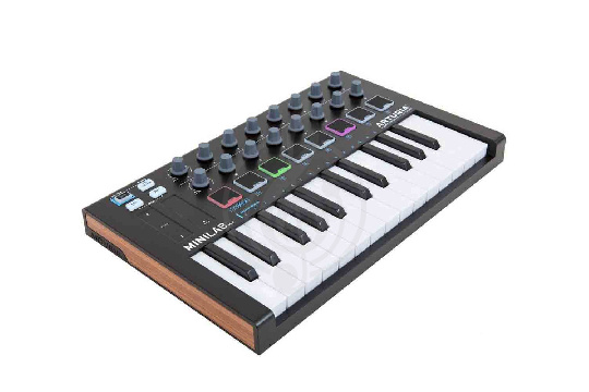 MIDI-клавиатура Arturia MiniLab MKII Black - Миди-клавиатура - фото 1