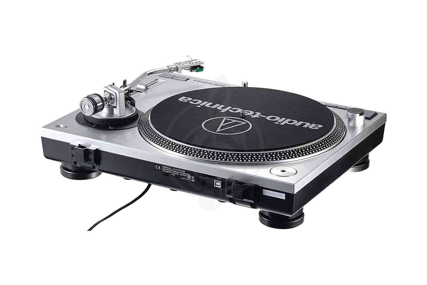 Виниловый проигрыватель AUDIO-TECHNICA AT-LP120-USB Silver - Виниловый проигрыватель - фото 2