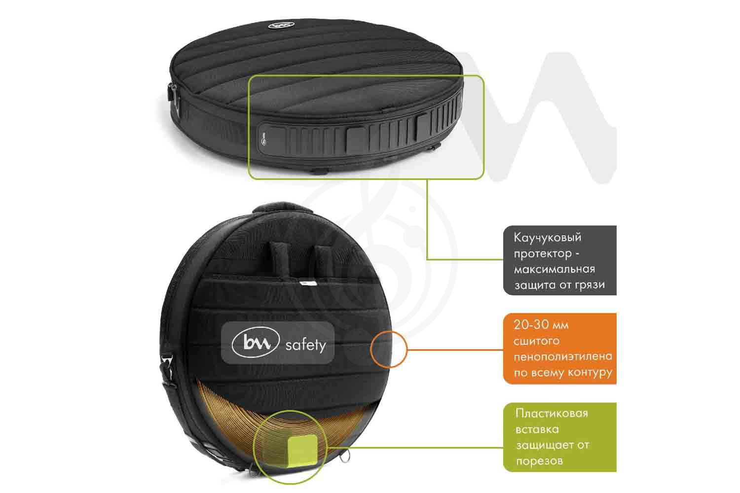 Чехол для тарелки BAG&music BM1215 CymbalBox - Чехол для Тарелок 22" - фото 21