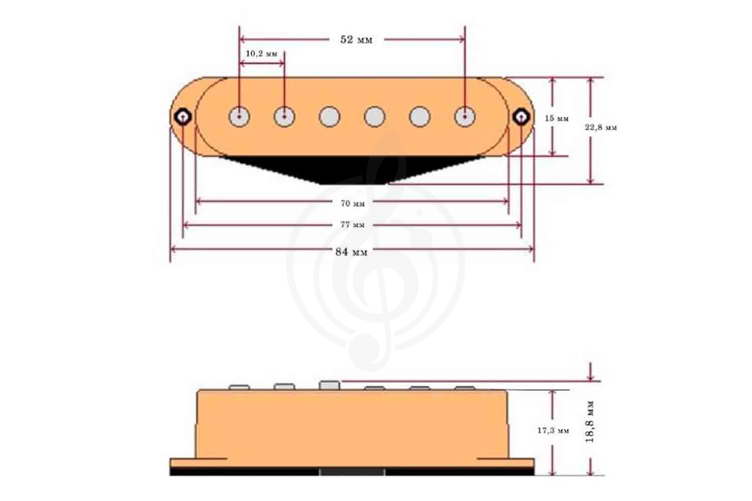 Звукосниматель для электрогитары Bagdasar guitars BGP401SW True Vintage Stratocaster - Комплект звукоснимателей - фото 8