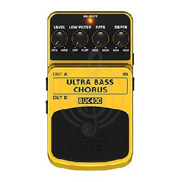 Изображение BEHRINGER BUC400ULTRA BASS CHORUS- Педаль эффектов стерео хорус для бас-гитар