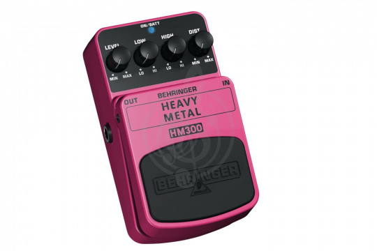Педаль эффектов для электрогитары Behringer HM300 "Heavy metal" педаль гитарная  - фото 1