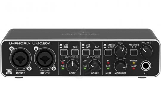  BEHRINGER UMC204 Аудиоинтерфейс 2x4 - фото 6