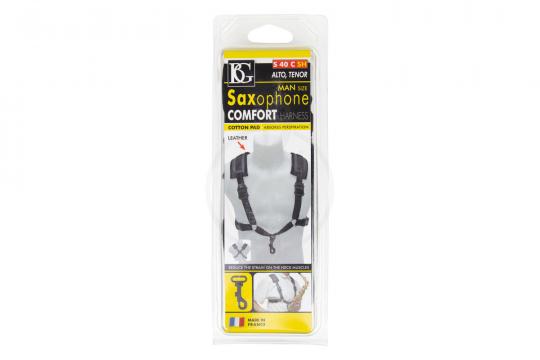  BG S40CSH Snap Hook Comfort - Ремень парашют для саксофона (гайтан) альт/тенор/баритон - фото 2