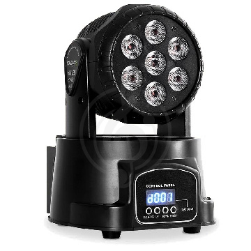 Вращающаяся голова Big Dipper LM70 - Моторизированный светодиодный прожектор (светодиодная голова), 7*8Вт - фото 1