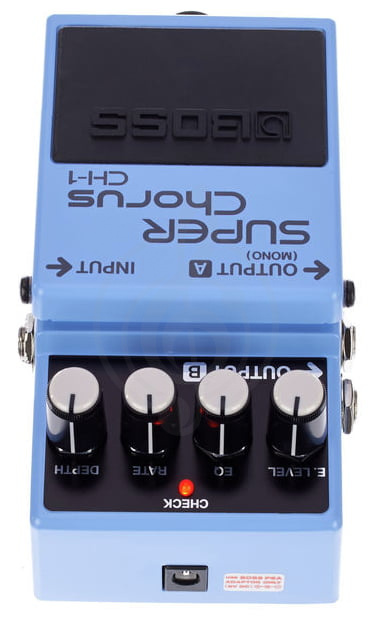 Педаль эффектов для электрогитары Boss CH-1 SUPER Chorus - педаль эффектов, стерео хорус - фото 6