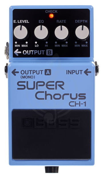 Педаль эффектов для электрогитары Boss CH-1 SUPER Chorus - педаль эффектов, стерео хорус - фото 7
