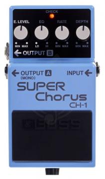 Педаль эффектов для электрогитары Boss CH-1 SUPER Chorus - педаль эффектов, стерео хорус - фото 7