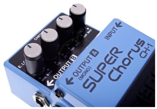Педаль эффектов для электрогитары Boss CH-1 SUPER Chorus - педаль эффектов, стерео хорус - фото 10