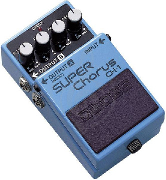 Педаль эффектов для электрогитары Boss CH-1 SUPER Chorus - педаль эффектов, стерео хорус - фото 1