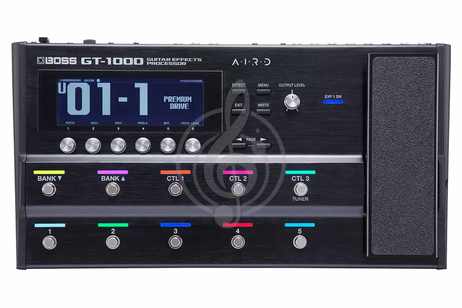 Процессор для электрогитары Boss GT-1000 - гитарный процессор эффектов - фото 1