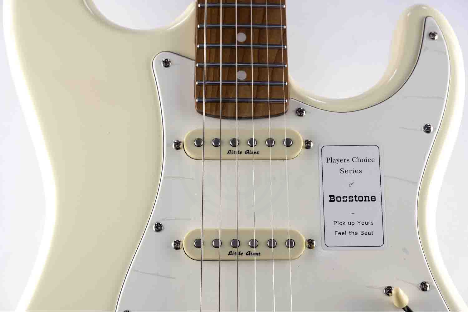 Электрогитара Stratocaster Bosstone SEG-03 WH - Электрогитара - фото 4