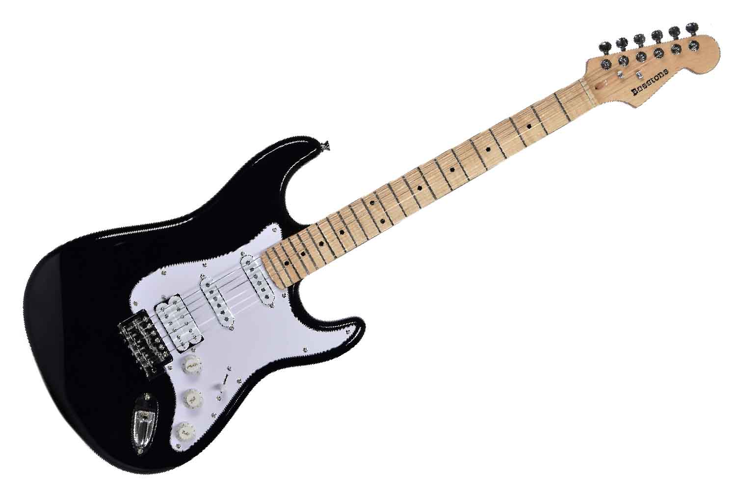 Электрогитара Stratocaster Bosstone SGP-03 BK - Электрогитара - фото 1