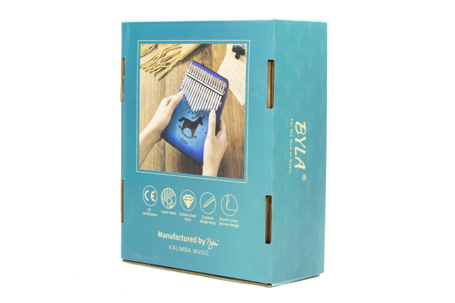 Калимба Byla BKR01-C- Калимба, 17 язычков, с выемкой для рук - фото 4