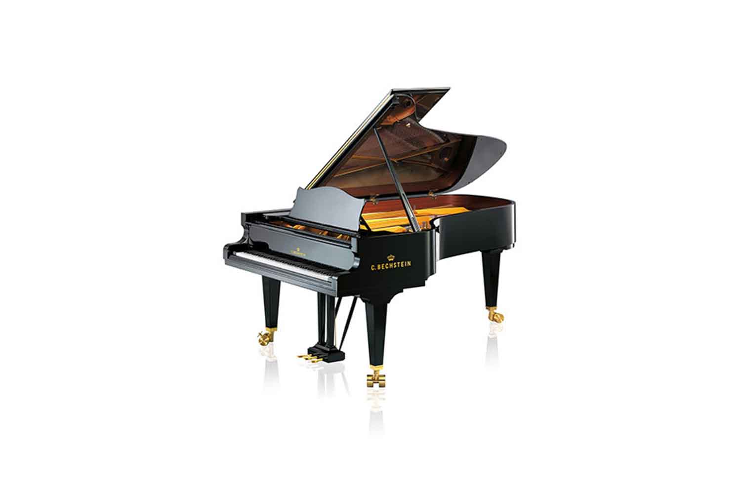 Акустический рояль C. Bechstein C 234 BLP - Рояль акустический черный, полированный - фото 1