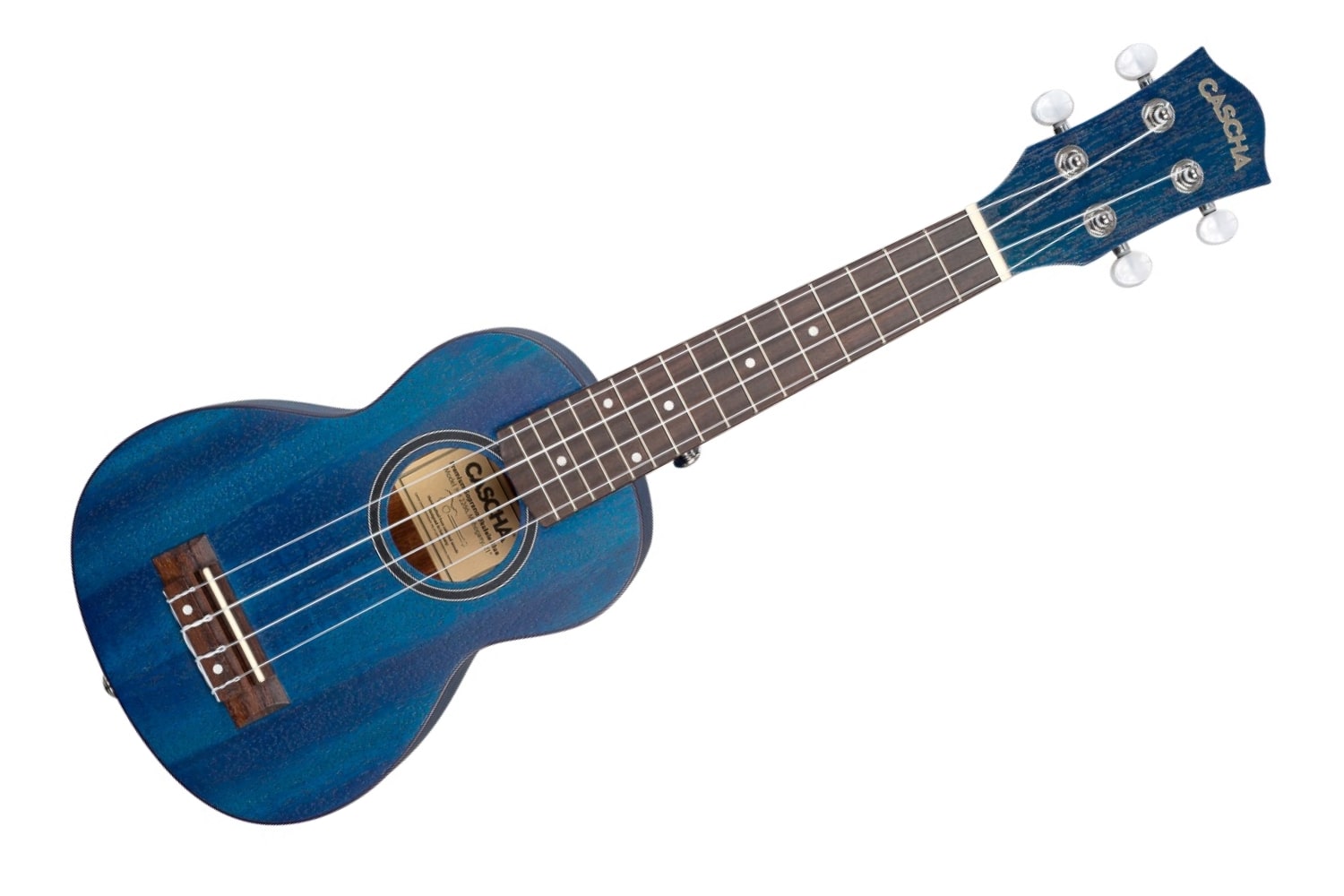 Укулеле сопрано Cascha HH-2266 Mahogany Series - Укулеле сопрано, с чехлом, синий - фото 1