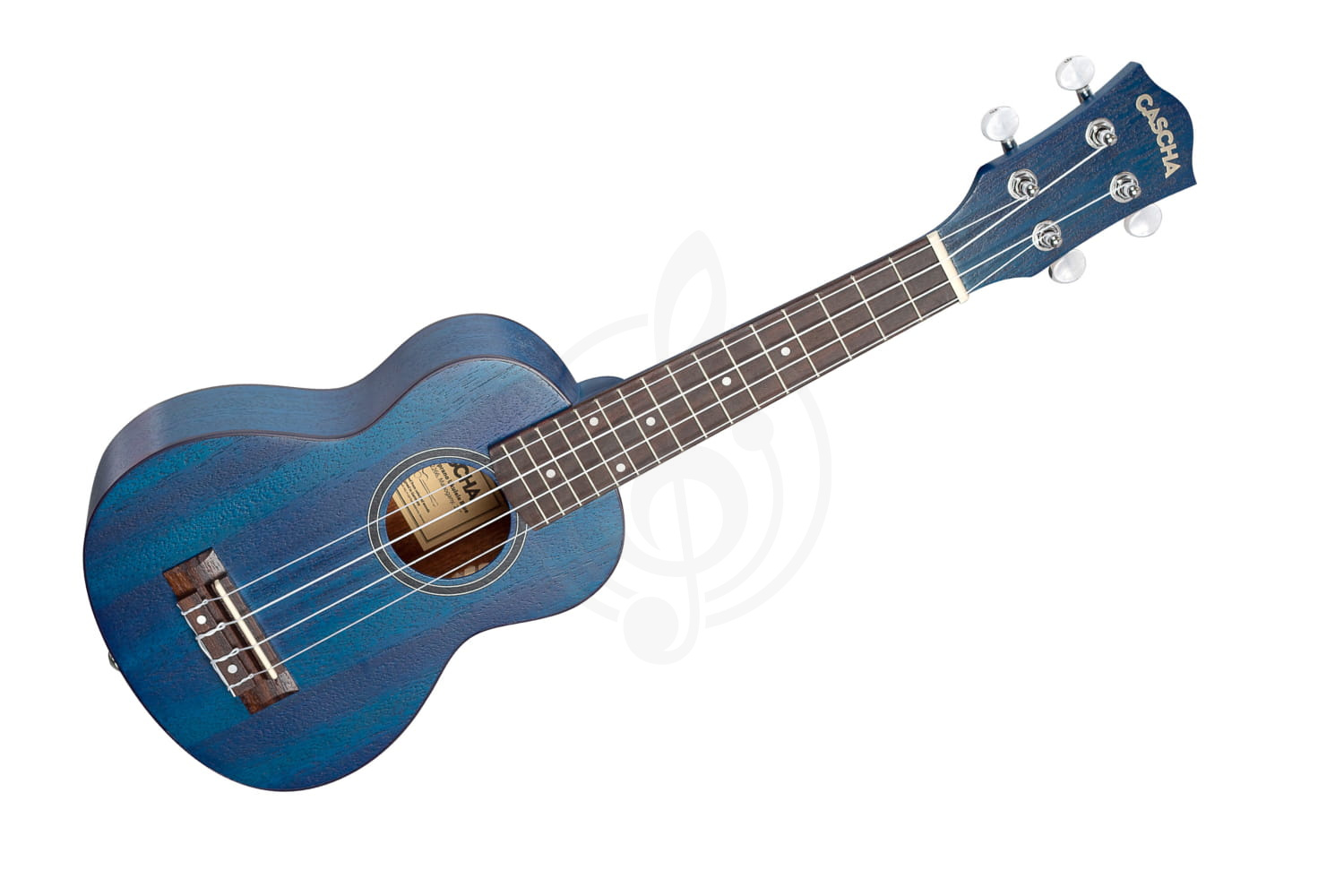 Укулеле сопрано Cascha HH-2266 Mahogany Series - Укулеле сопрано, с чехлом, синий - фото 6