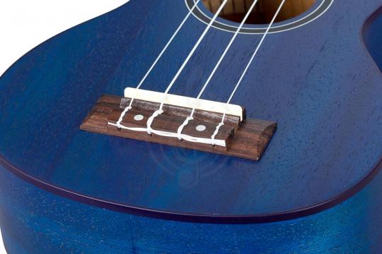 Укулеле сопрано Cascha HH-2266 Mahogany Series - Укулеле сопрано, с чехлом, синий - фото 3
