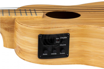 Укулеле тенор Cascha HH-2314E Bamboo Series - Укулеле тенор со звукоснимателем - фото 6