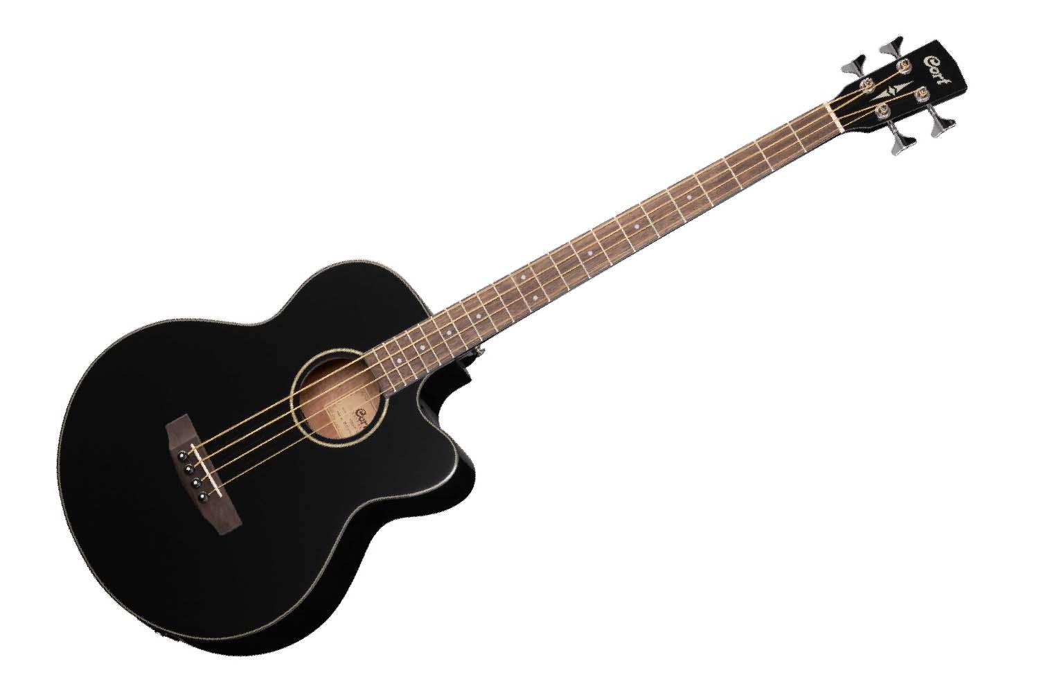 Бас-гитара Cort AB850F-BK-BAG Acoustic Bass Series - Электроакустическая бас-гитара - фото 1