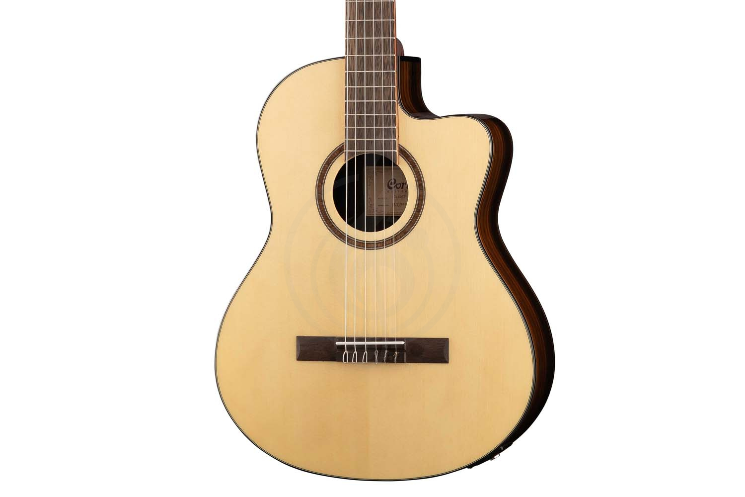 Классическая гитара 4/4 Cort AC160CF-NAT Classic Series - Классическая гитара со звукоснимателем - фото 6