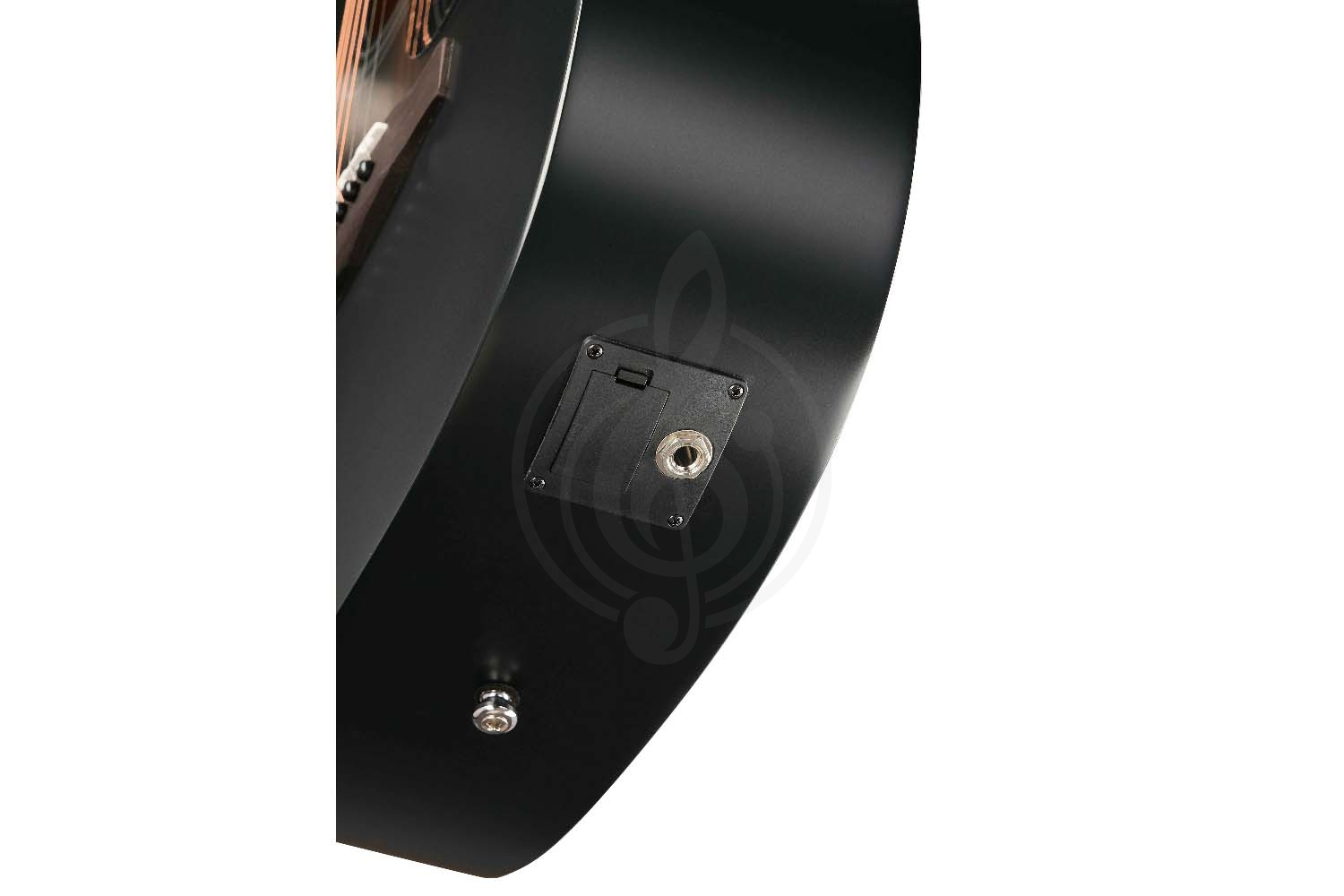 Электроакустическая гитара Cort AF510E-BKS-WBAG Standard Series - Электроакустическая гитара - фото 4