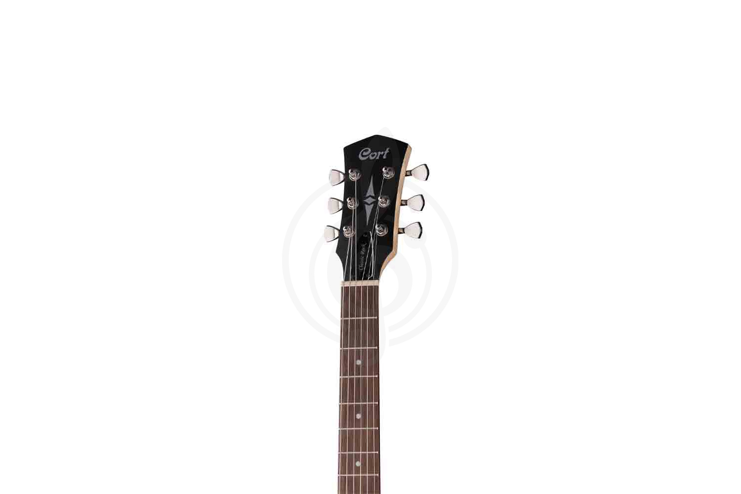Электрогитара Les Paul Cort CR100-WBAG-BK Classic Rock - Электрогитара, черная, с чехлом - фото 6