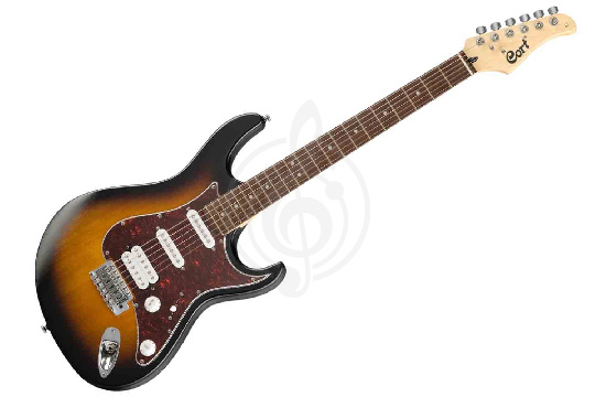 Электрогитара Stratocaster Cort G110-OPSB G Series - Электрогитара, санберст - фото 1