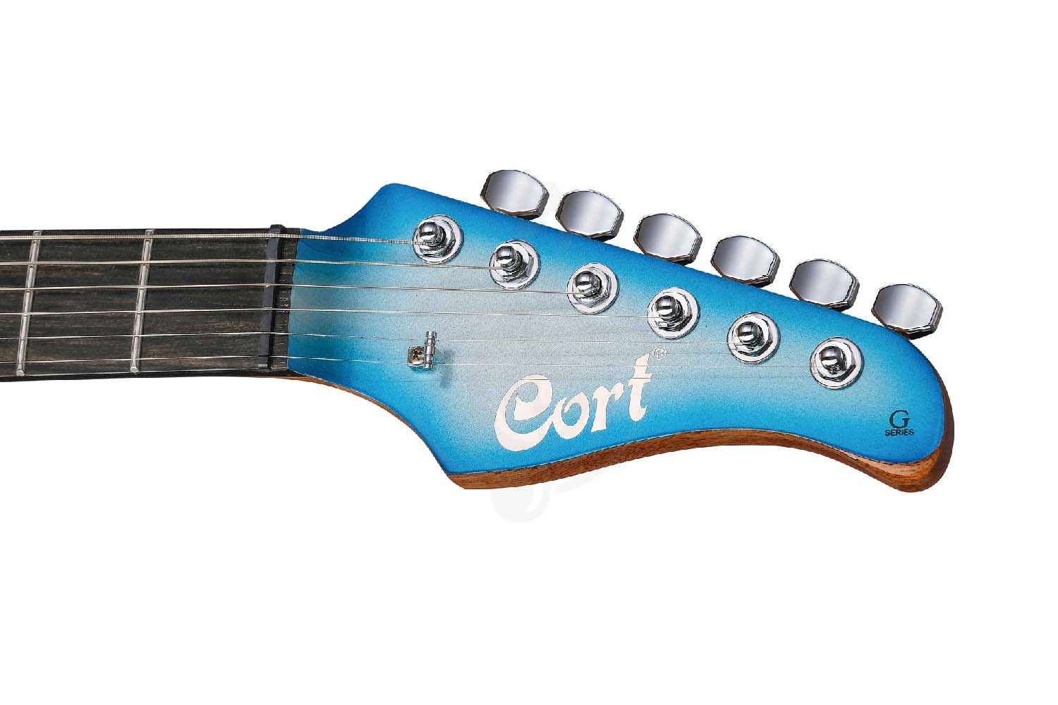 Электрогитара Superstrat Cort G300-GLAM-PIMB G Series - Электрогитара, голубая - фото 5
