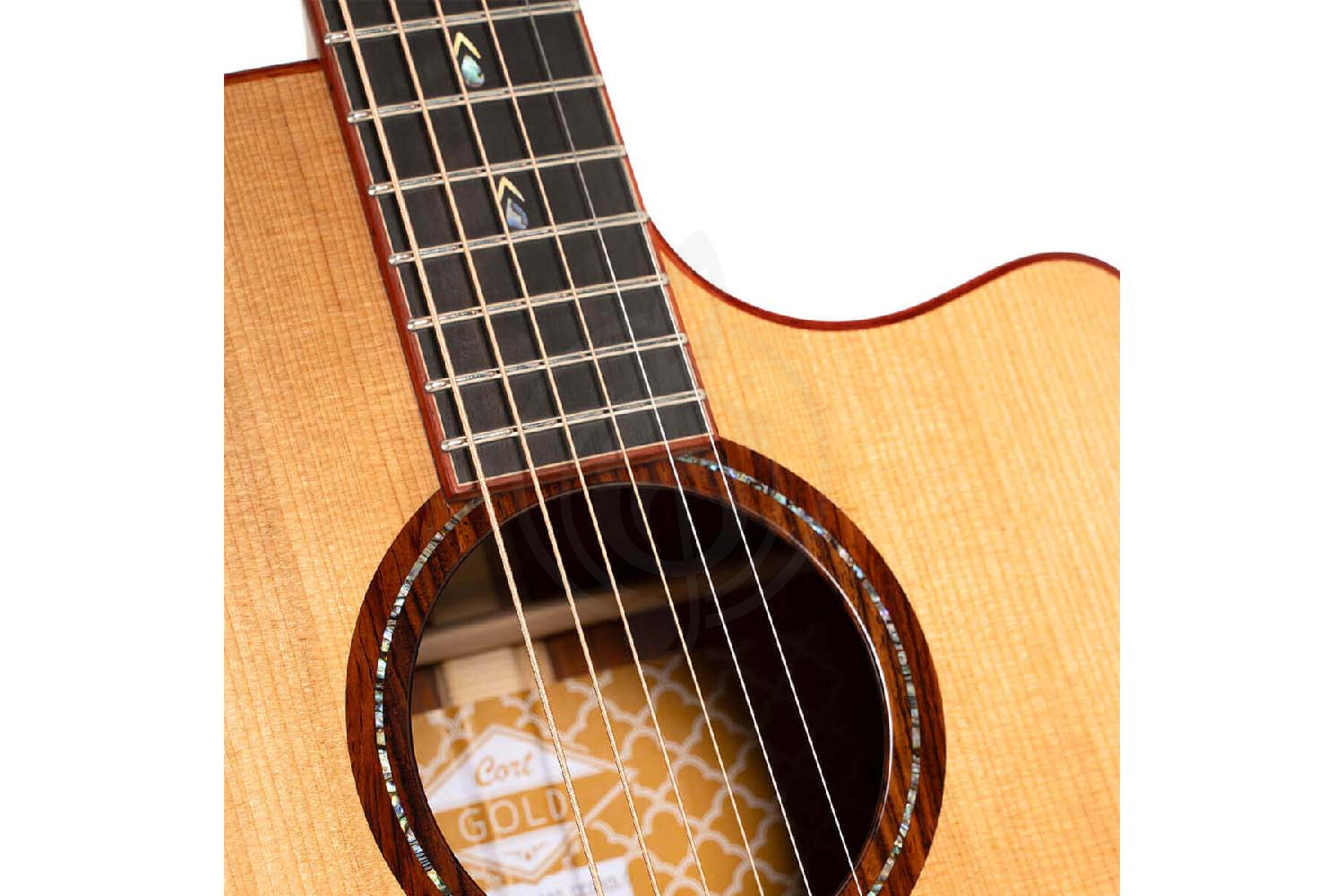 Электроакустическая гитара Cort Gold-A10-Cocobolo-WCASE-NAT Gold Series - Электроакустическая гитара - фото 8