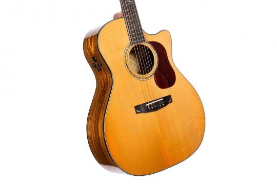 Электроакустическая гитара Cort Gold-A6-Bocote-WCASE-NAT Gold Series - Электроакустическая гитара - фото 2