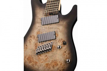 Электрогитара Superstrat Cort KX507MS-SDB KX Series - Электрогитара 7-струнная, мультимензурная, коричневый санберст - фото 2