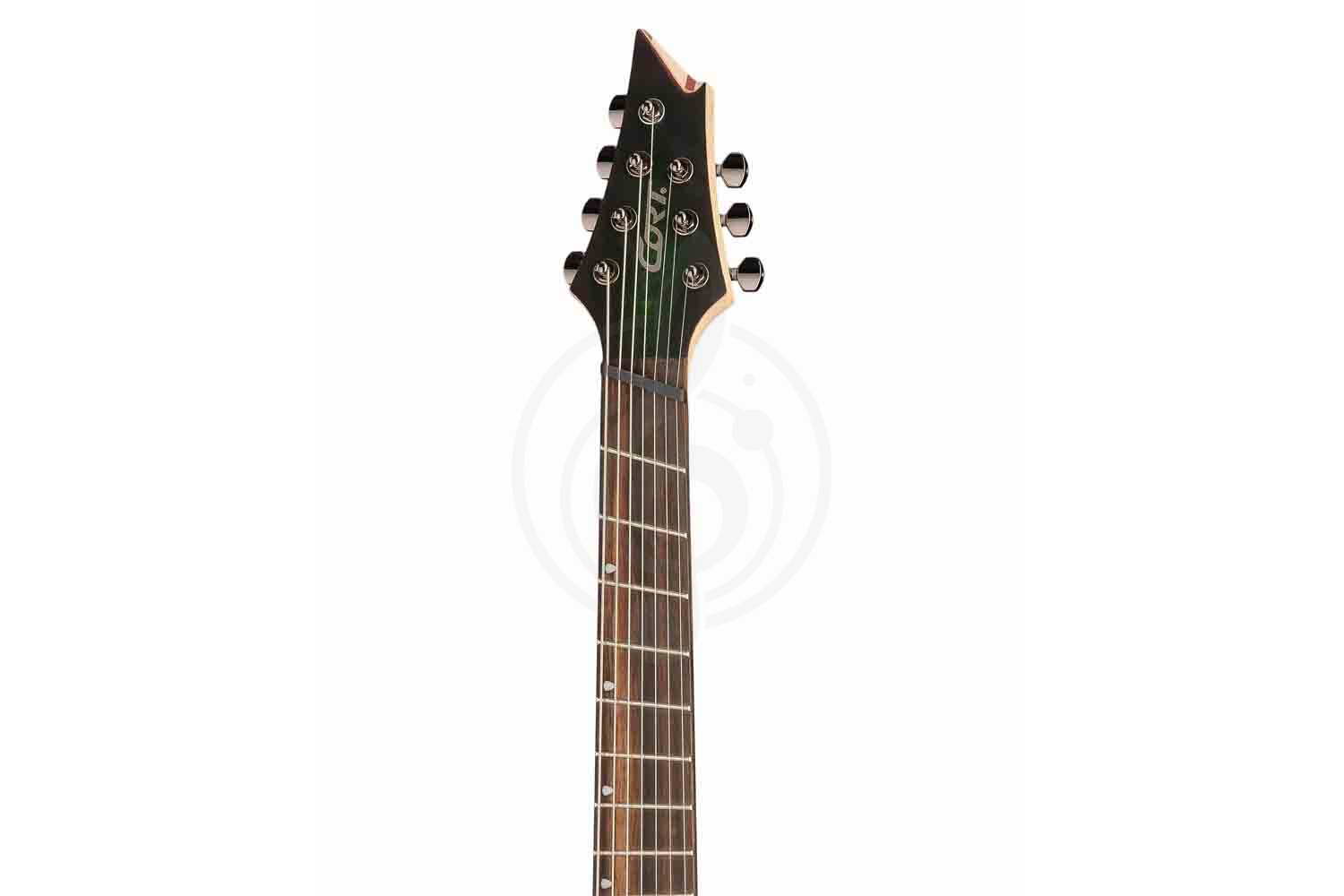 Электрогитара Superstrat Cort KX507MS-SDG KX Series - Электрогитара 7-струнная, мультимензурная, зеленая - фото 2