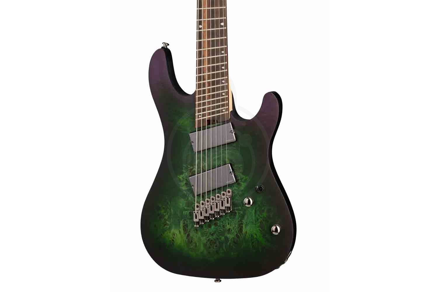 Электрогитара Superstrat Cort KX507MS-SDG KX Series - Электрогитара 7-струнная, мультимензурная, зеленая - фото 10