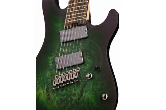Электрогитара Superstrat Cort KX507MS-SDG KX Series - Электрогитара 7-струнная, мультимензурная, зеленая - фото 3