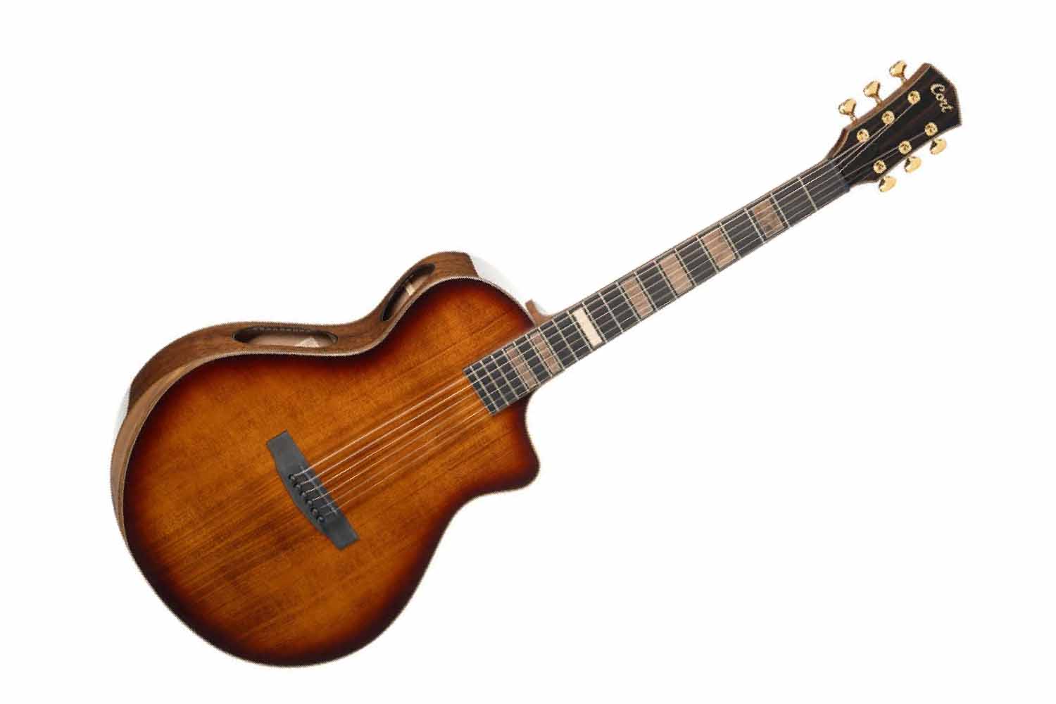 Электроакустическая гитара Cort Modern-Burst-WCASE-TSB Masterpiece Series - Электроакустическая гитара - фото 1