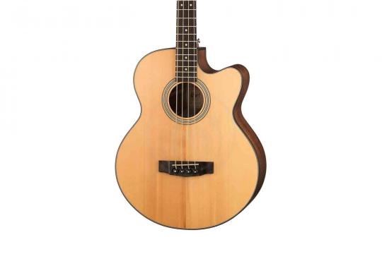 Акустическая бас-гитара Cort SJB5F-NS-WBAG Acoustic Bass Series - Электро-акустическая бас-гитара - фото 7