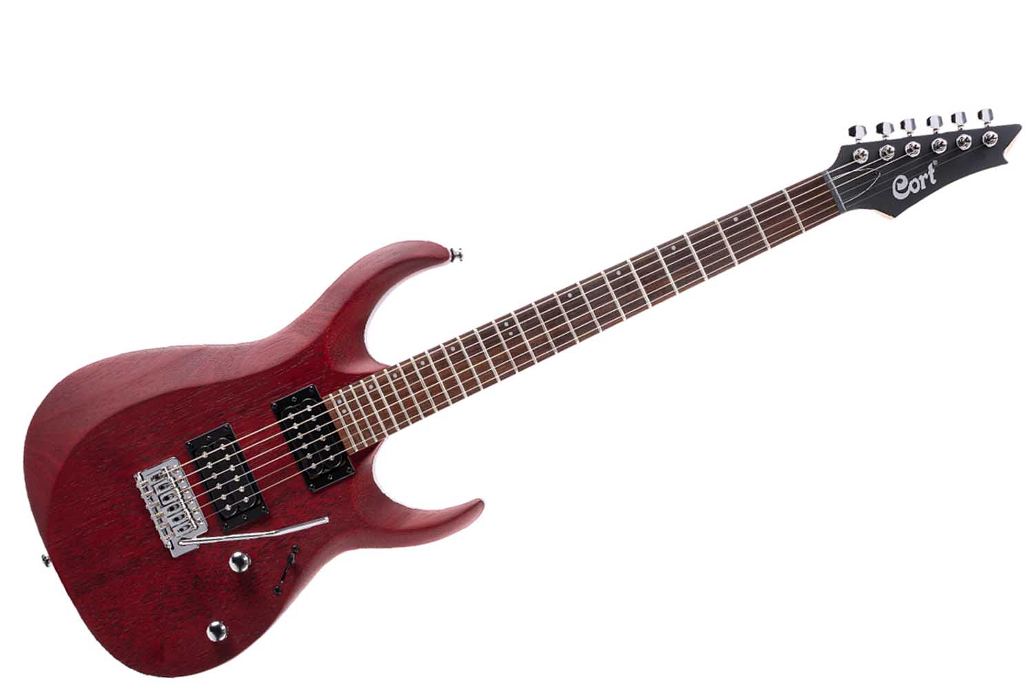 Электрогитара Superstrat Cort X100-OPBC X Series - Электрогитара, красная - фото 1