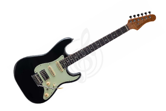 Электрогитара Stratocaster CRAFTER Charlotte S VVS RS Cosmic Black - Электрогитара - фото 1