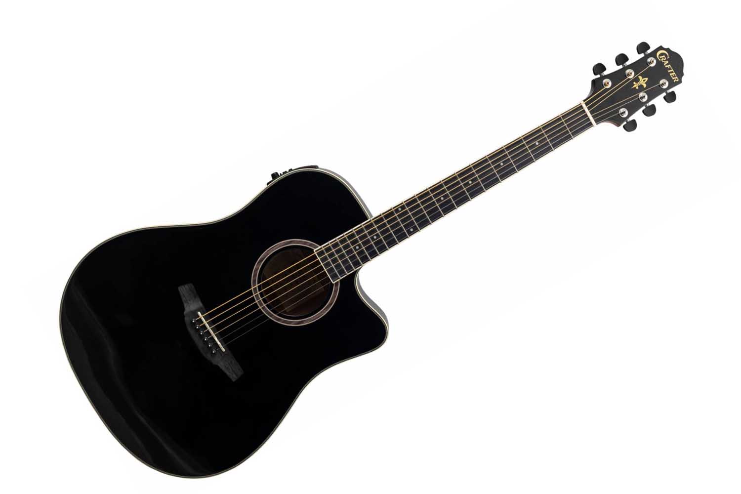 Электроакустическая гитара CRAFTER HD-250 CE/BK - Гитара электроакустическая - фото 1