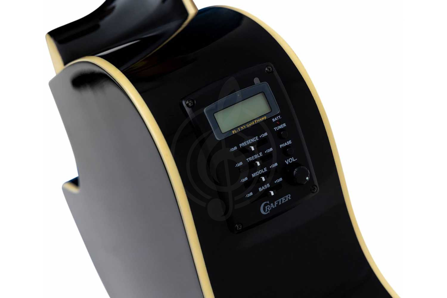 Электроакустическая гитара CRAFTER HG-250 CE/BK - Гитара электроакустическая - фото 3